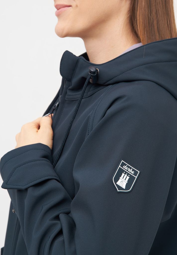 DERBE HAMBURG FRIESE ISLAND Damen Softshell-Mantel