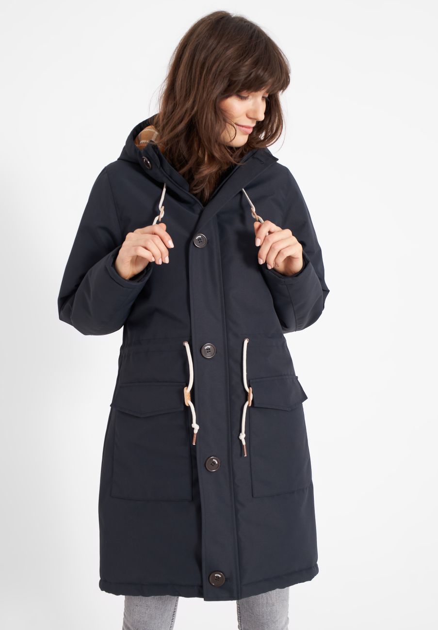 DERBE HAMBURG W-01-XX-FRIESE FESTHOLM Damen gefütterter Wintermantel