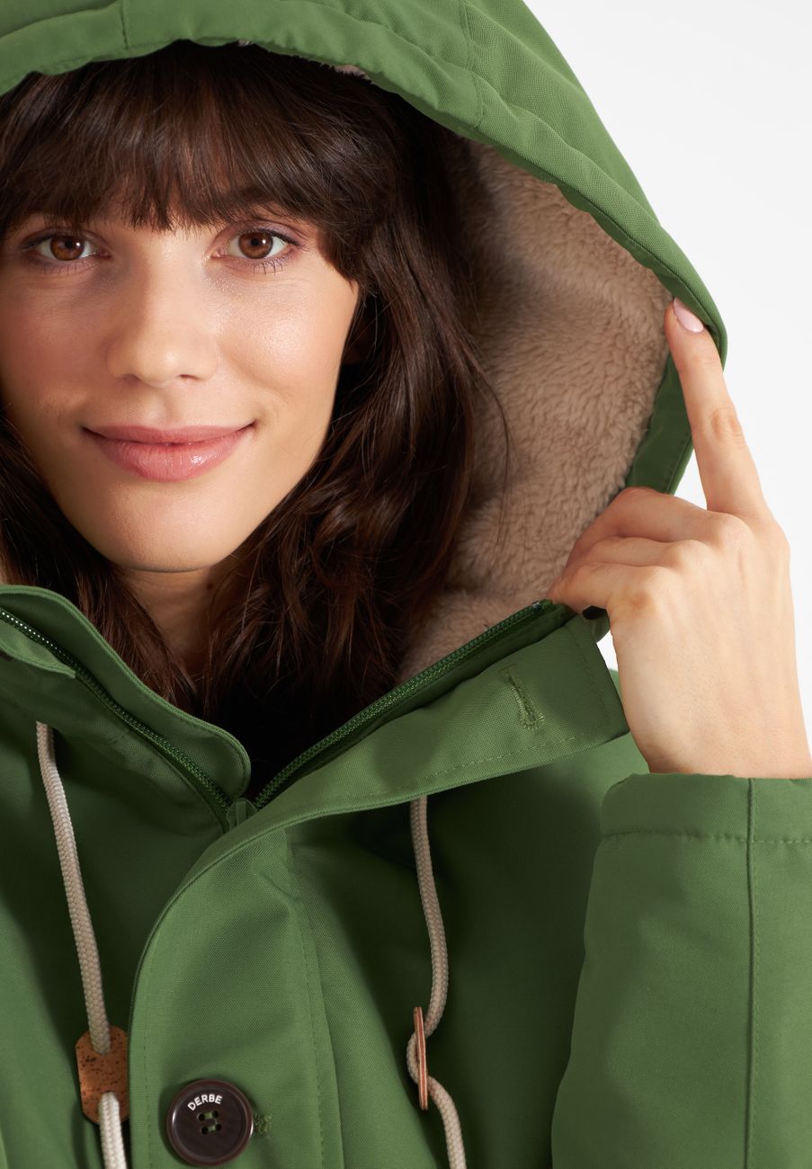 DERBE HAMBURG W-01-XX-FRIESE FESTHOLM Damen gefütterter Wintermantel