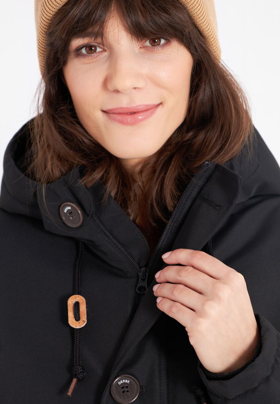 DERBE HAMBURG W-01-XX-FRIESE FESTHOLM Damen gefütterter Wintermantel