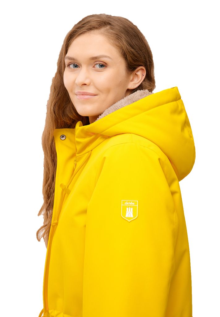 DERBE HAMBURG W-01-XX-FRIESE_FESTHOLM_90ER Damen gefütterter Wintermantel