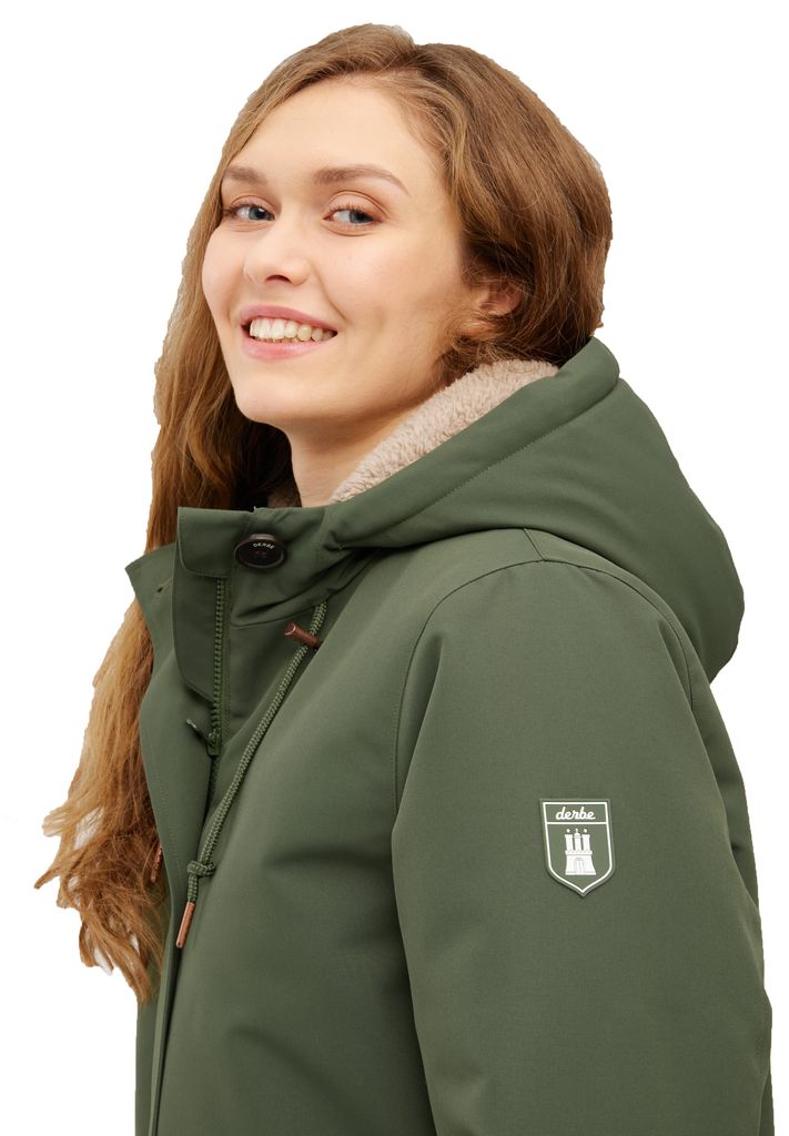 DERBE HAMBURG W-01-XX-FRIESE FESTHOLM Damen gefütterter Wintermantel