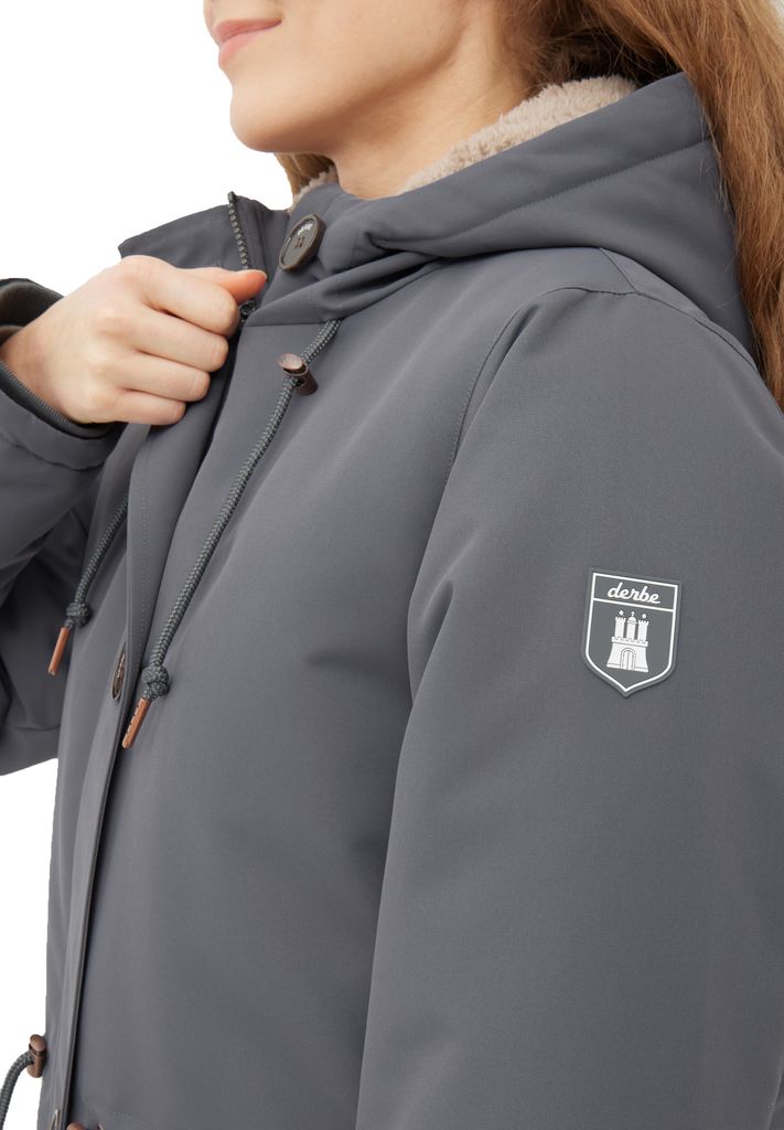 DERBE HAMBURG W-01-XX-FRIESE FESTHOLM Damen gefütterter Wintermantel