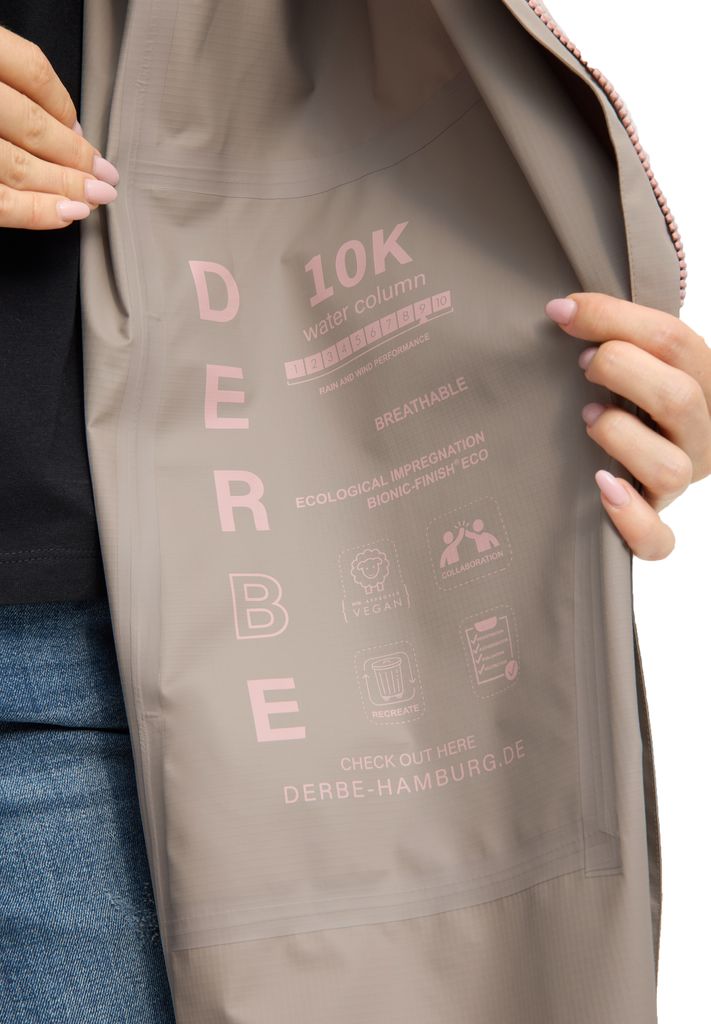 DERBE HAMBURG W-01-XX-KAPBY Damen Regenjacke