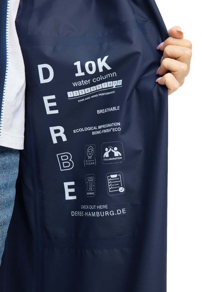 DERBE HAMBURG W-01-XX-KAPBY Damen Regenjacke