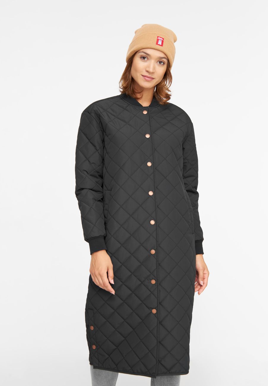DERBE HAMBURG W-01-XX-QULITBY LONG Damen Steppmantel