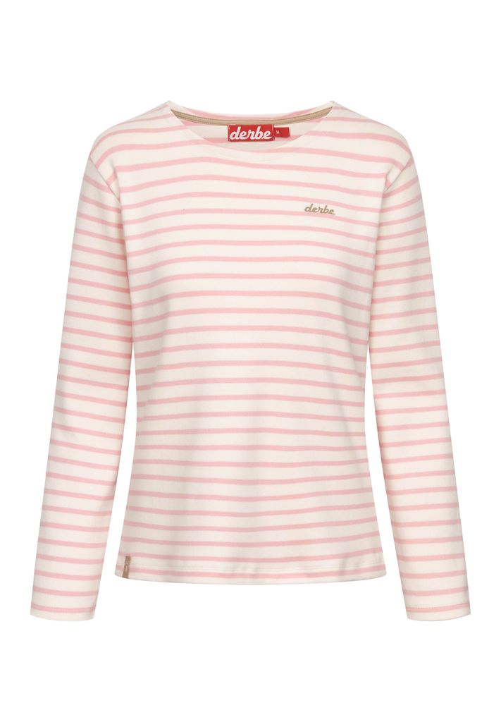DERBE HAMBURG W-03-LS-INTERSTRIPED Damen Longsleeve