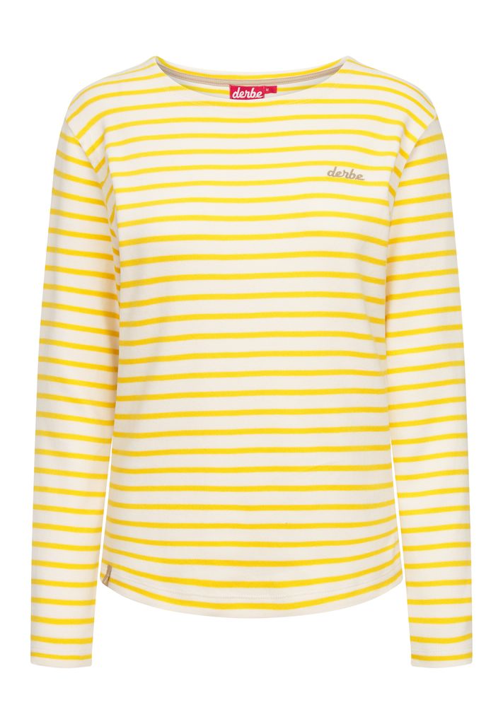 DERBE HAMBURG W-03-LS-INTERSTRIPED Damen Longsleeve