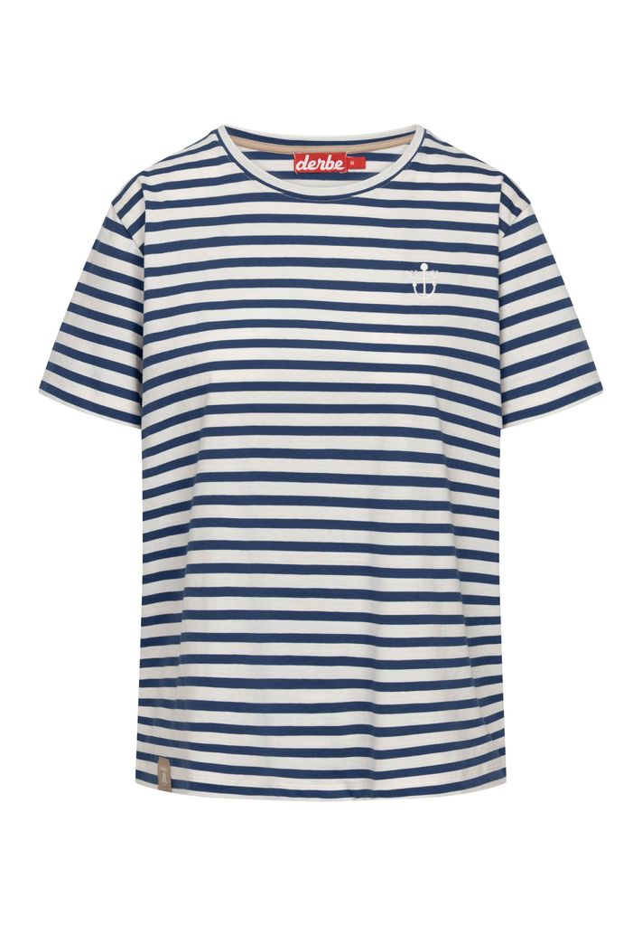 DERBE HAMBURG W-03-TSO-ANKERSMILE _STRIPED Damen T-Shirt
