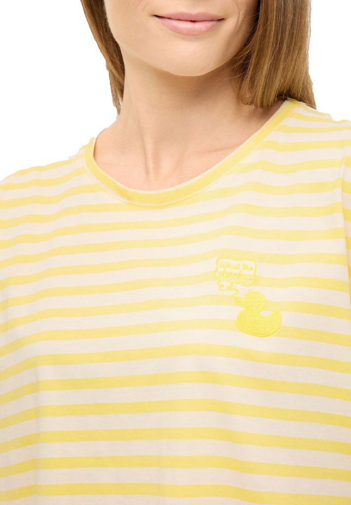 DERBE HAMBURG W-03-TSO-WHAT THE DUCK_STRIPED Damen T-Shirt