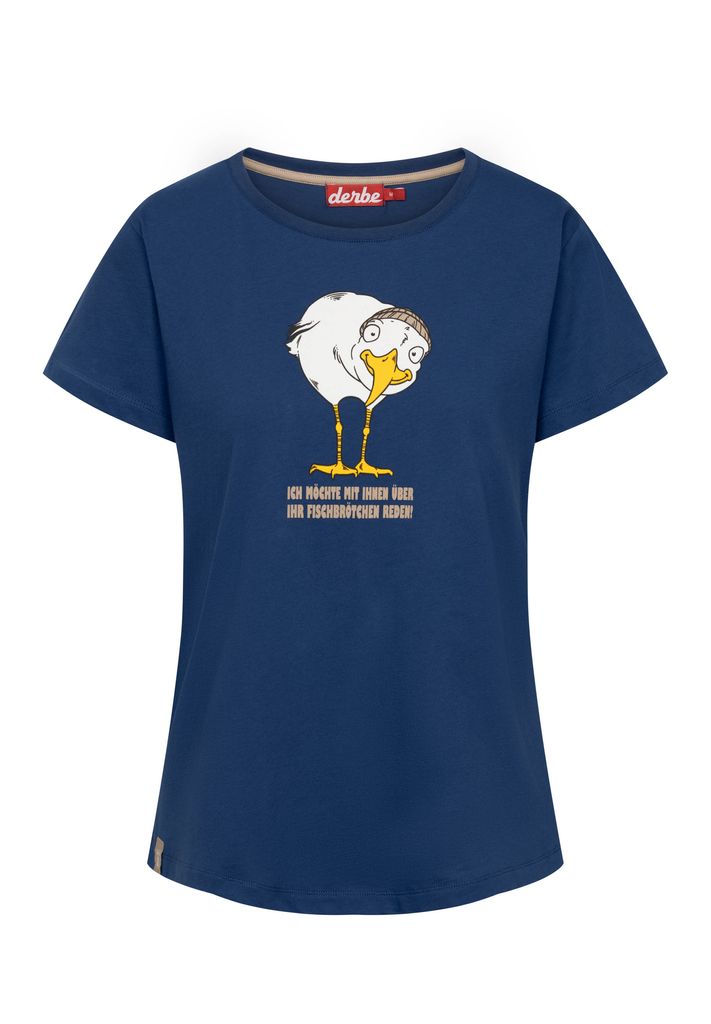 DERBE W-03-TSS-BRÖTCHENMÖWE Damen T-Shirt