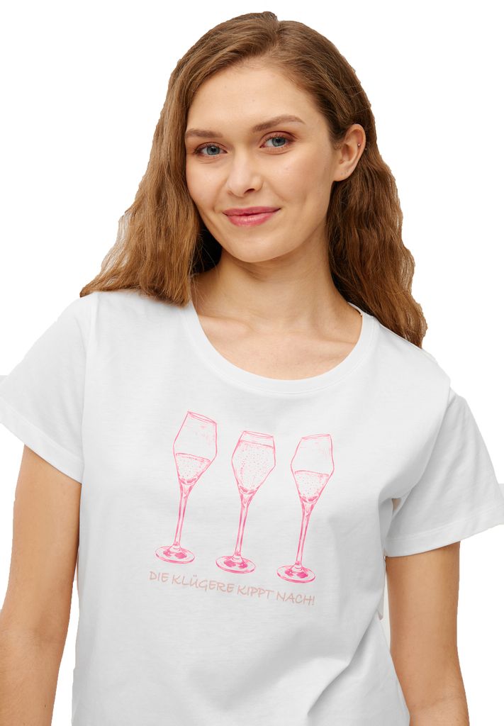 DERBE HAMBURG W-03-TSS-DIE KLÜGERE Damen T-Shirt