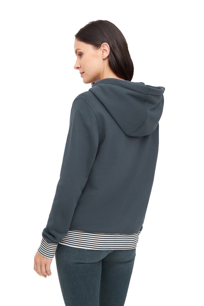 DERBE HAMBURG W-05-ZHD-ROBBENSCHNUTE_STRIPED Damen Sweatjacke