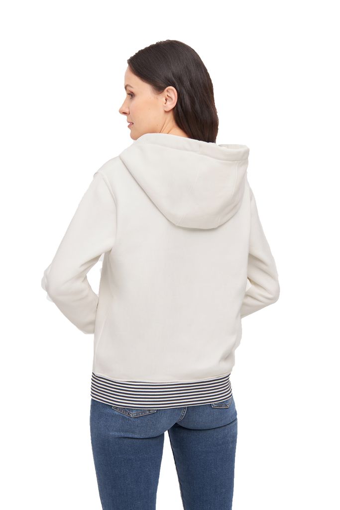 DERBE HAMBURG W-05-ZHD-ROBBENSCHNUTE_STRIPED Damen Sweatjacke