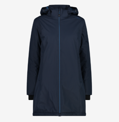 CMP WOMAN COAT ZIP HOOD Damen Ripstop-Mantel