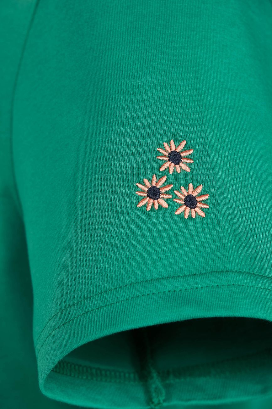ELKLINE FLOWER BIKE Damen T-Shirt Bio-Baumwolle