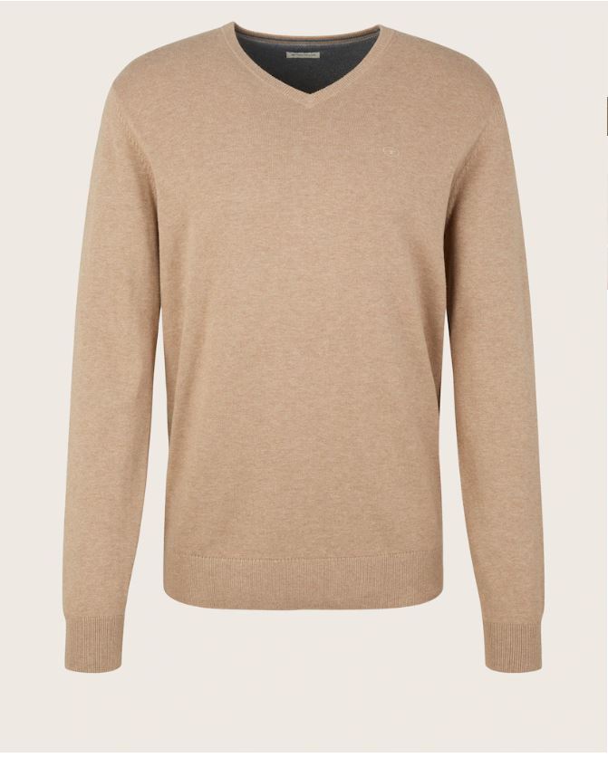 Tom Tailor Basic V-Neck Herren Pullover