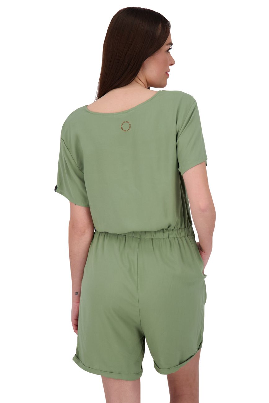 ALIFE AND KICKIN HELLA AK A JUMPSUIT Damen V-Ausschnitt - ALIFE AND KICKIN - SAGATOO - 4064068197450