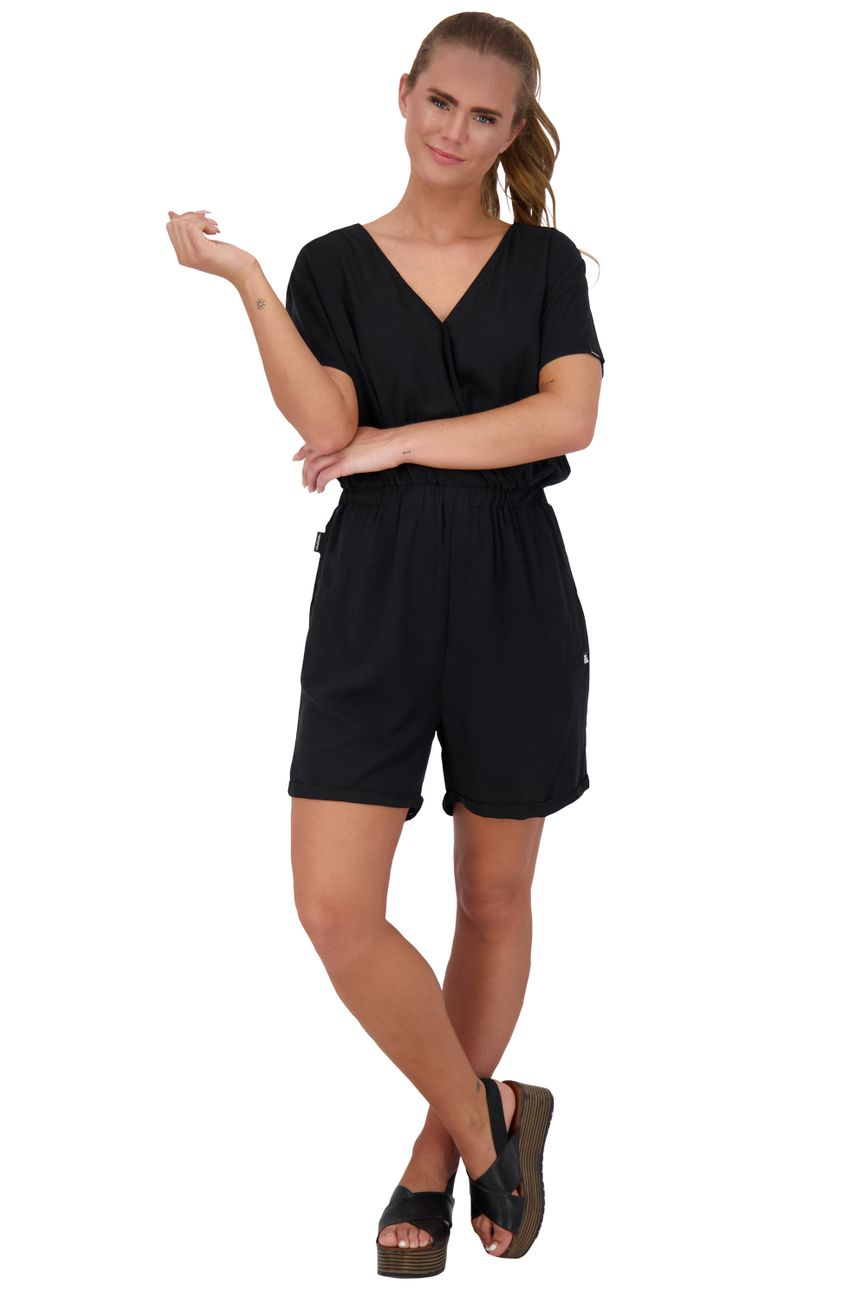 ALIFE AND KICKIN HELLA AK A JUMPSUIT Damen V-Ausschnitt - ALIFE AND KICKIN - SAGATOO - 4064068197450