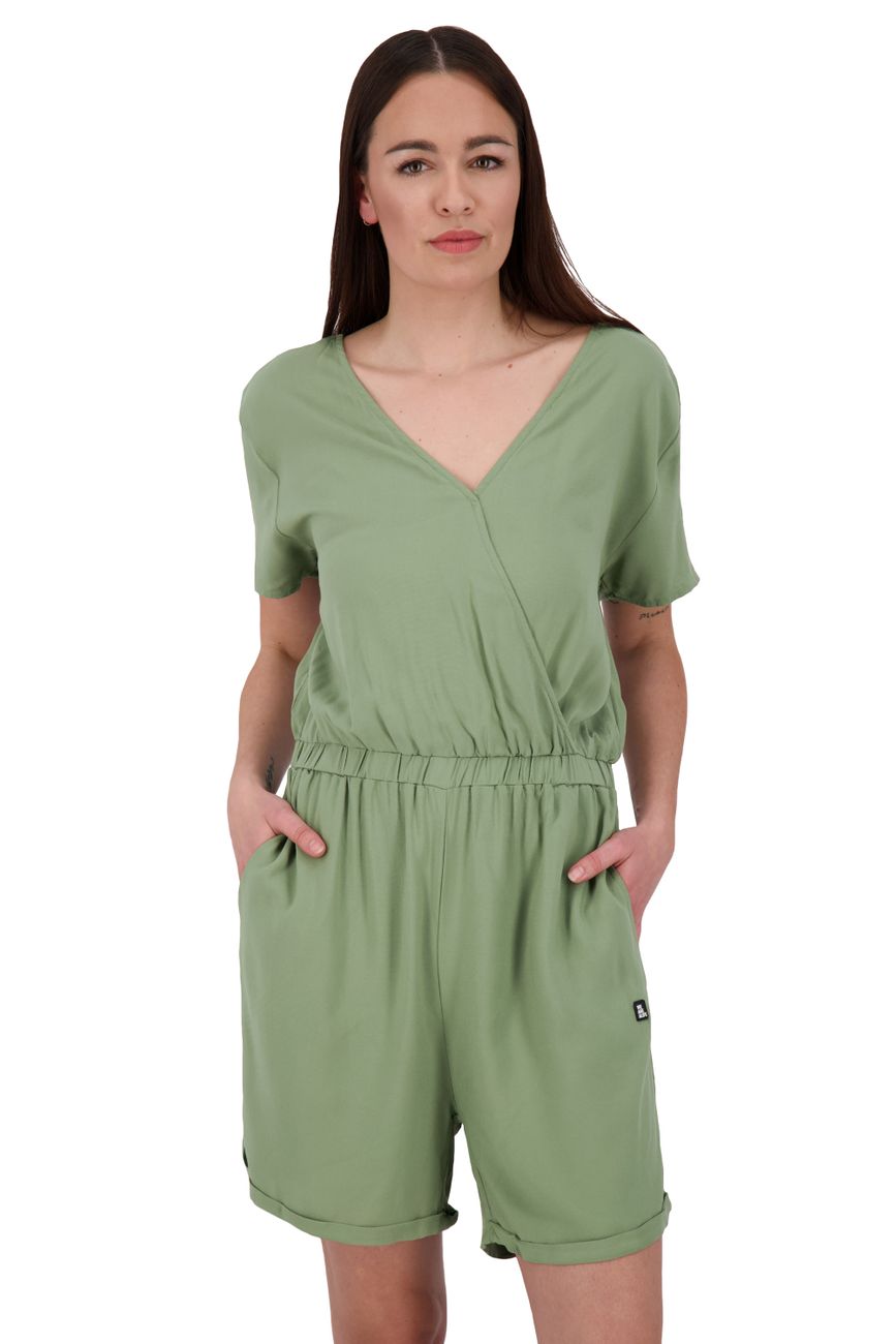 ALIFE AND KICKIN HELLA AK A JUMPSUIT Damen V-Ausschnitt - ALIFE AND KICKIN - SAGATOO - 4064068197450