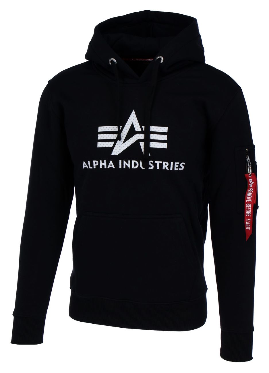 ALPHA INDUSTRIES 3D LOGO HOODY Herren Kapuzenpullover - Alpha Industries - SAGATOO - 4059146353064