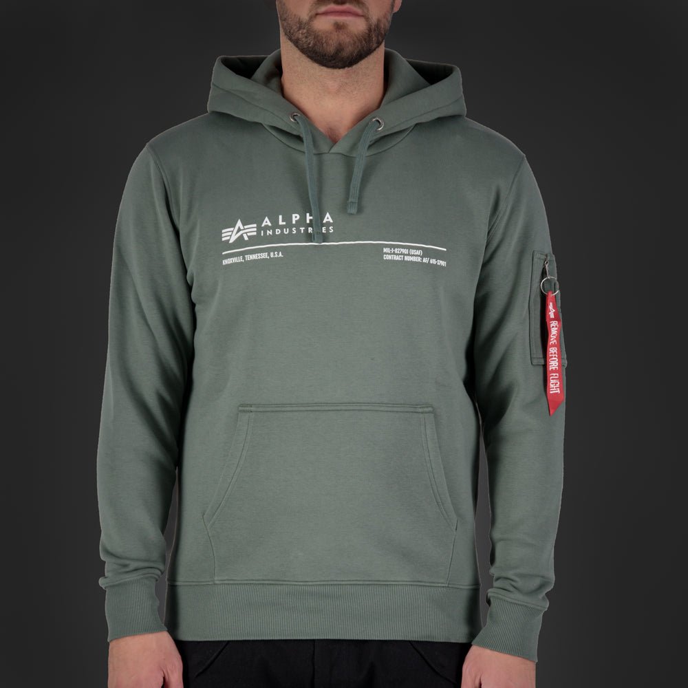 ALPHA INDUSTRIES AI REFLECTIVE HOODY Herren Kapuzenpullover - Alpha Industries - SAGATOO - 4059146580828