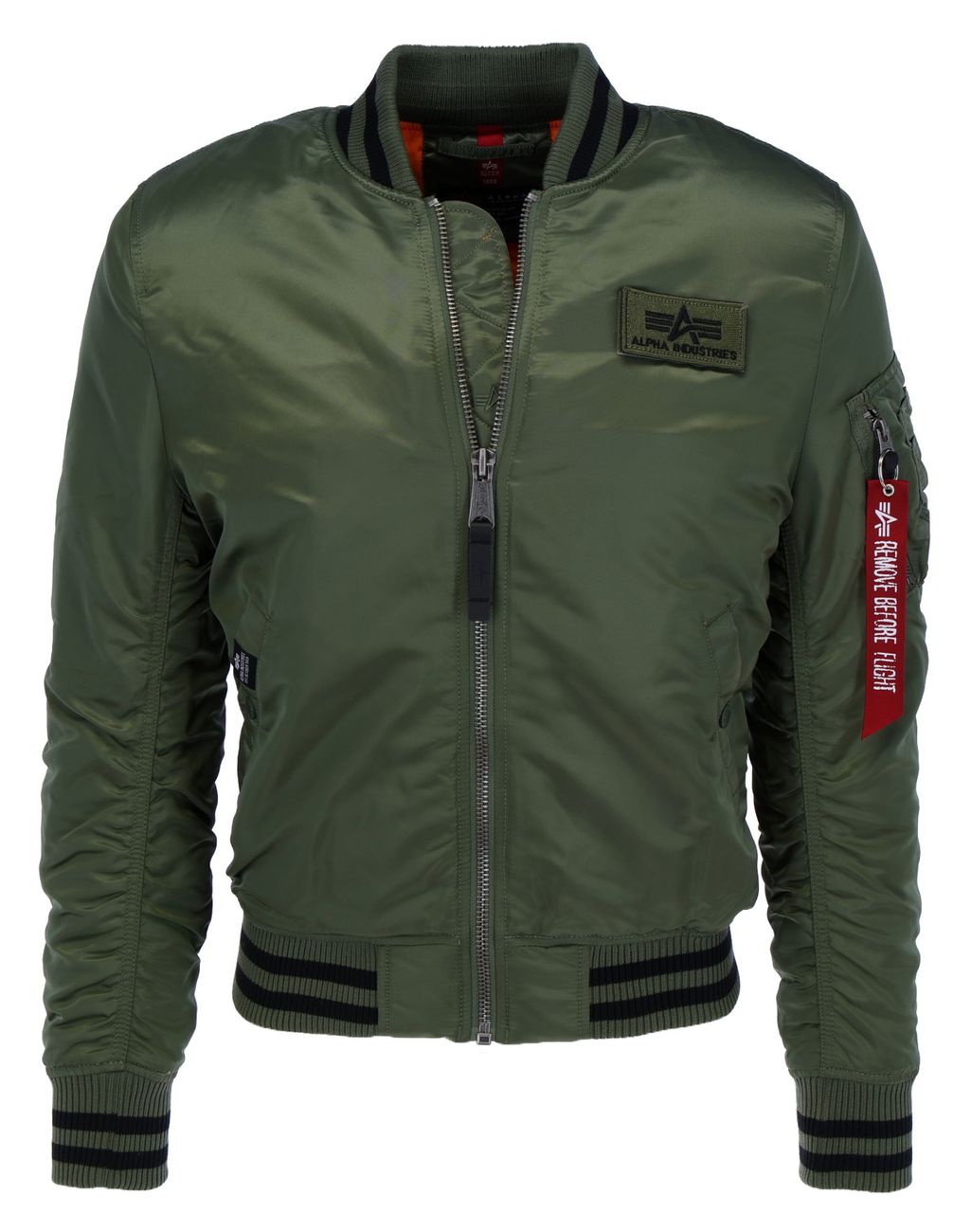 ALPHA INDUSTRIES ALPHA COLLEGE JACKET FN Herren gefütterte Bomberjacke - Alpha Industries - SAGATOO - 4059146460793