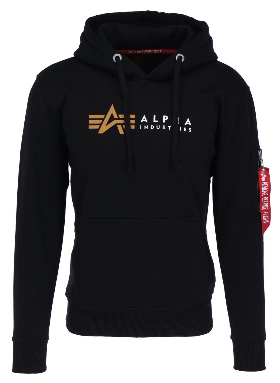 ALPHA INDUSTRIES ALPHA LABEL HOODY Herren Kapuzenpullover - Alpha Industries - SAGATOO - 4059146466290