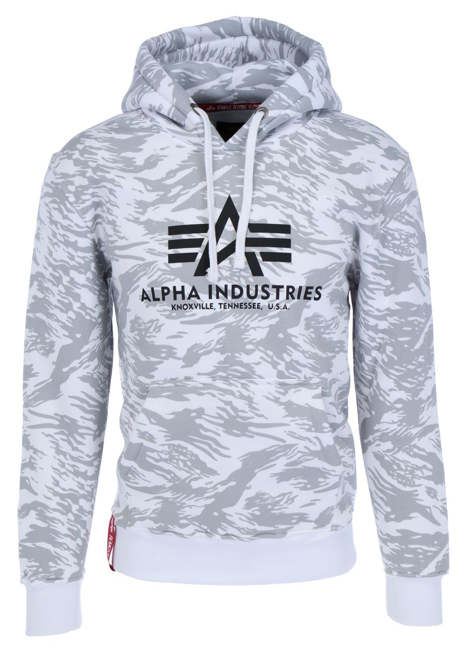 ALPHA INDUSTRIES BASIC HOODY CAMO Herren Kapuzenpullover - Alpha Industries - SAGATOO - 4059146515929