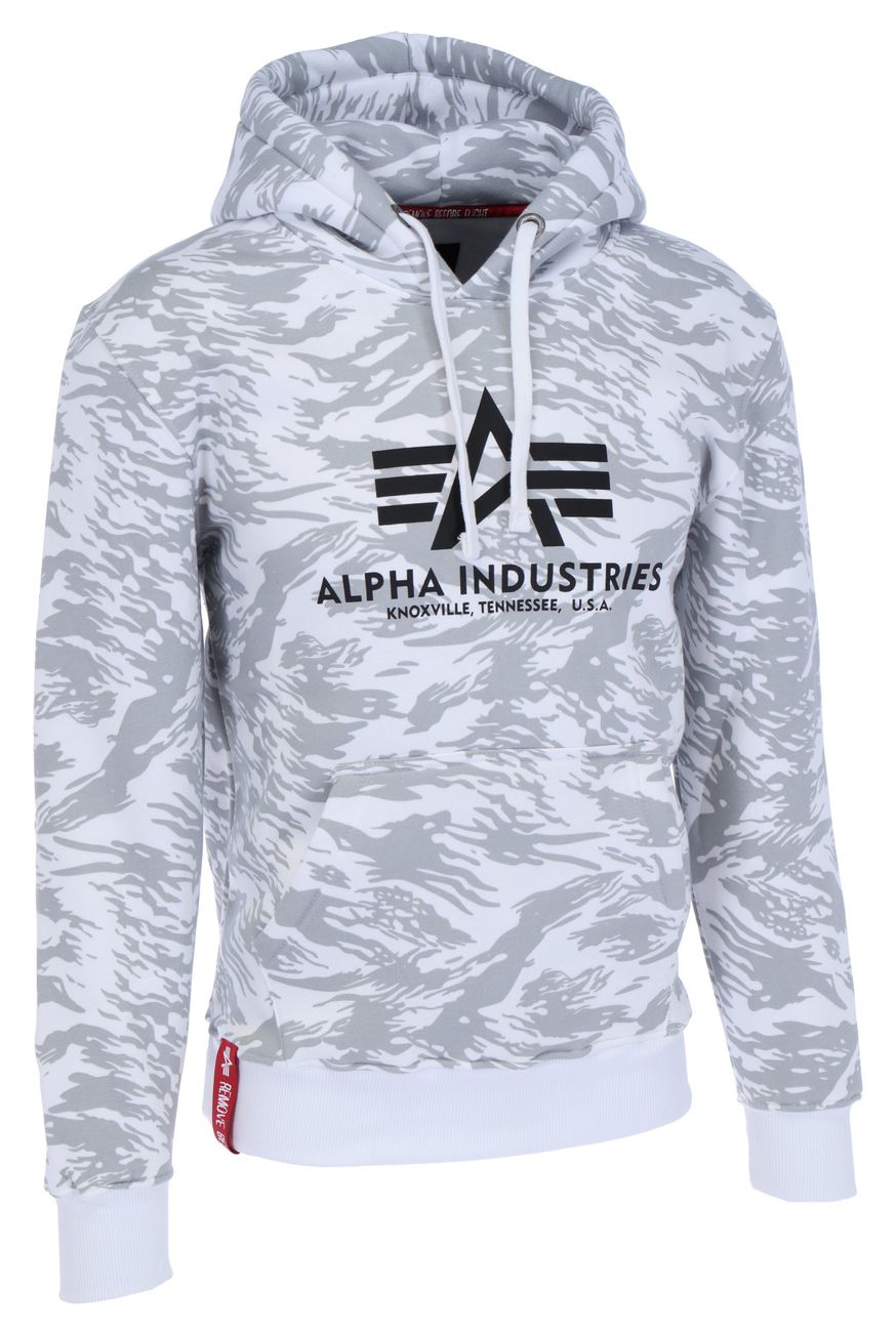 ALPHA INDUSTRIES BASIC HOODY CAMO Herren Kapuzenpullover - Alpha Industries - SAGATOO - 4059146515929