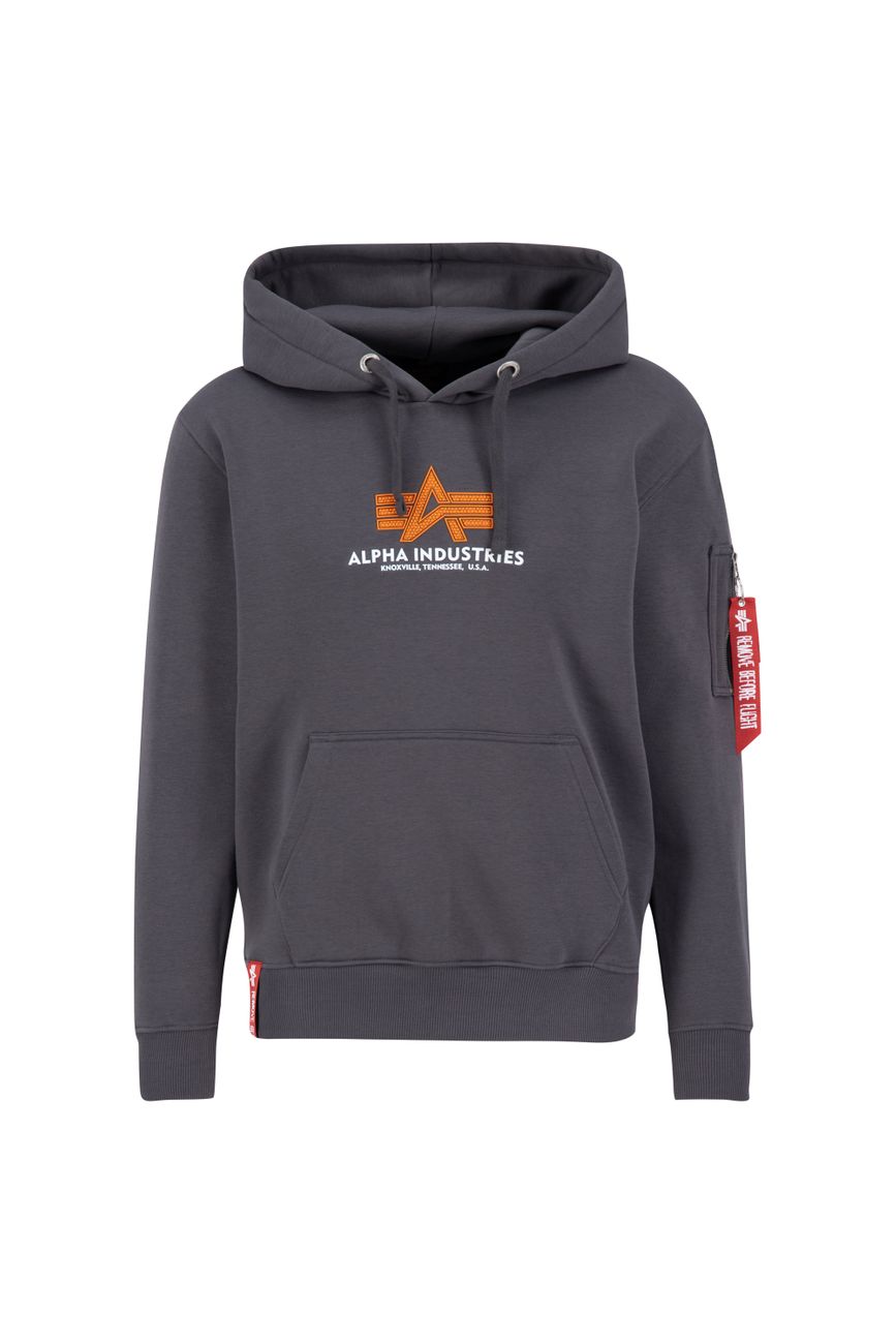 ALPHA INDUSTRIES BASIC HOODY RUBBER Herren Kapuzenpullover - Alpha Industries - SAGATOO - 4059146681341