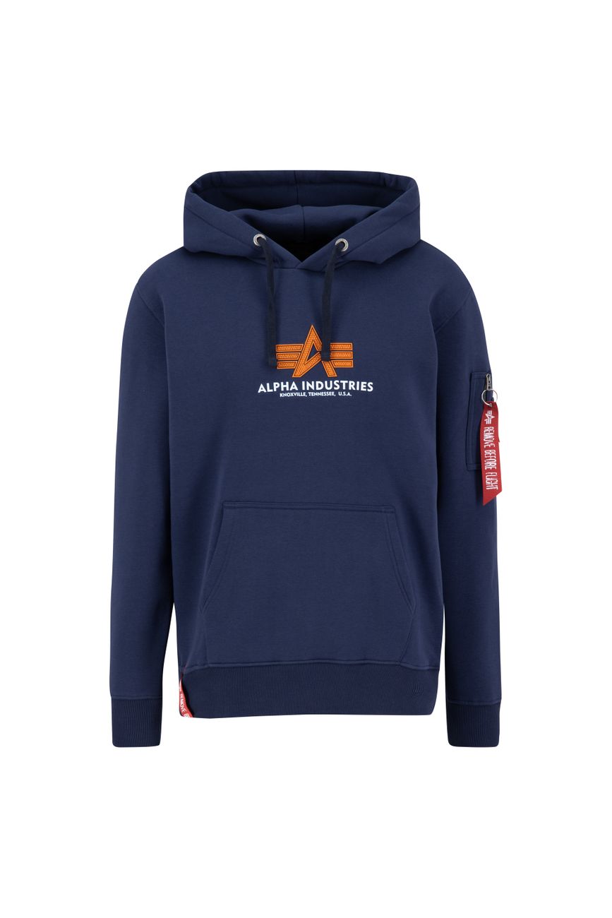 ALPHA INDUSTRIES BASIC HOODY RUBBER Herren Kapuzenpullover - Alpha Industries - SAGATOO - 4059146681402