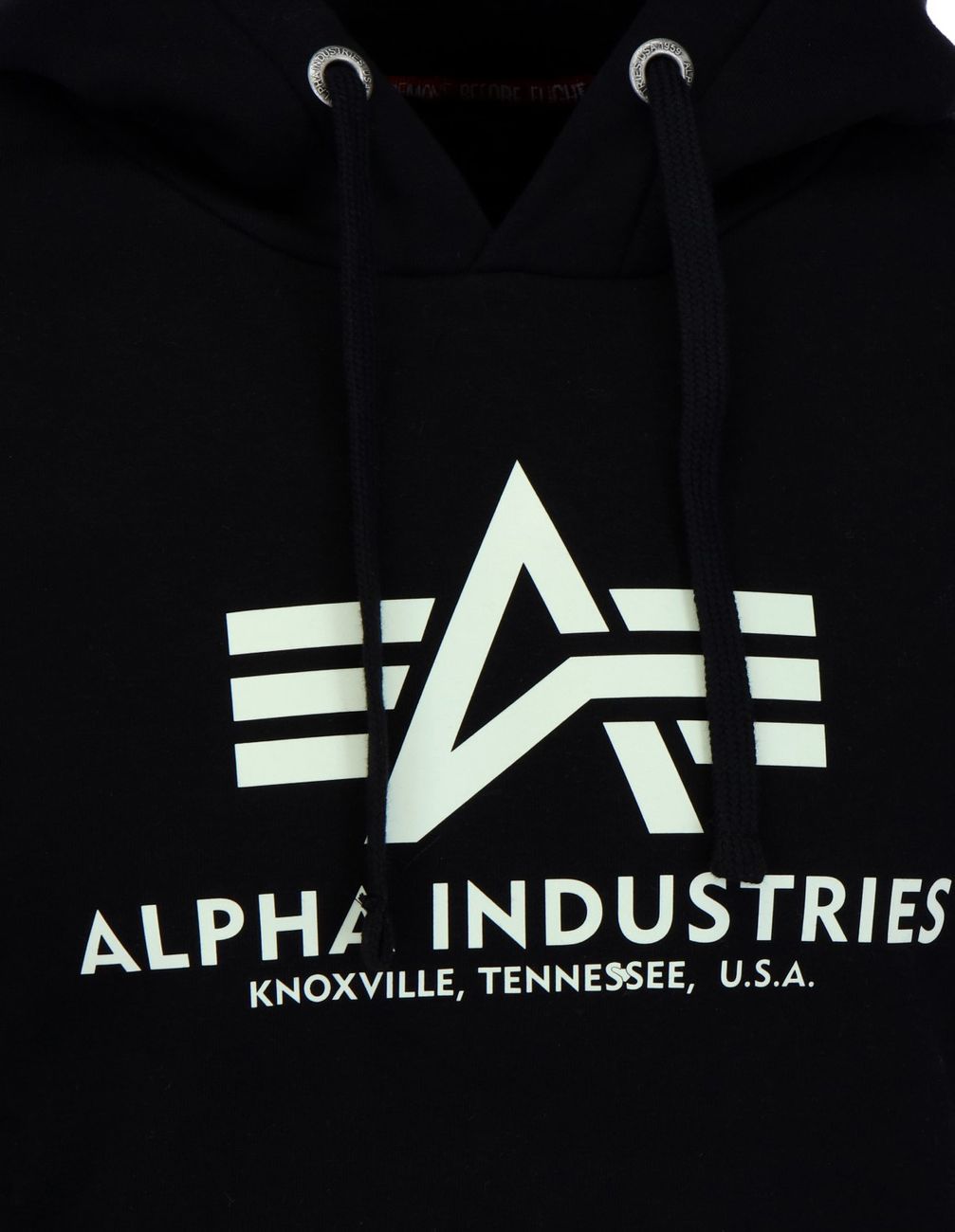 ALPHA INDUSTRIES BASIC KRYPTONITE HOODY Herren Kapuzenpullover - Alpha Industries - SAGATOO - 4059146415823