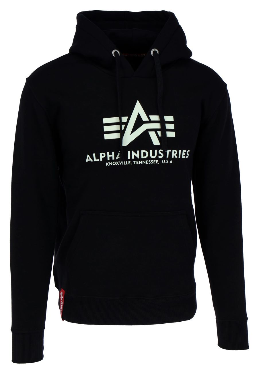 ALPHA INDUSTRIES BASIC KRYPTONITE HOODY Herren Kapuzenpullover - Alpha Industries - SAGATOO - 4059146415823