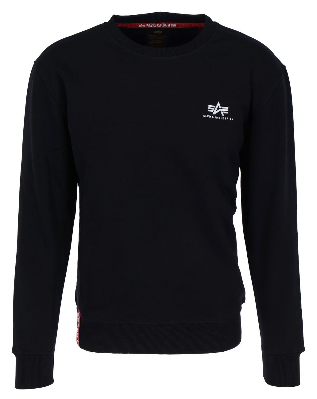 ALPHA INDUSTRIES BASIC SWEATER SMALL LOGO Herren Sweater - Alpha Industries - SAGATOO - 4059146142132