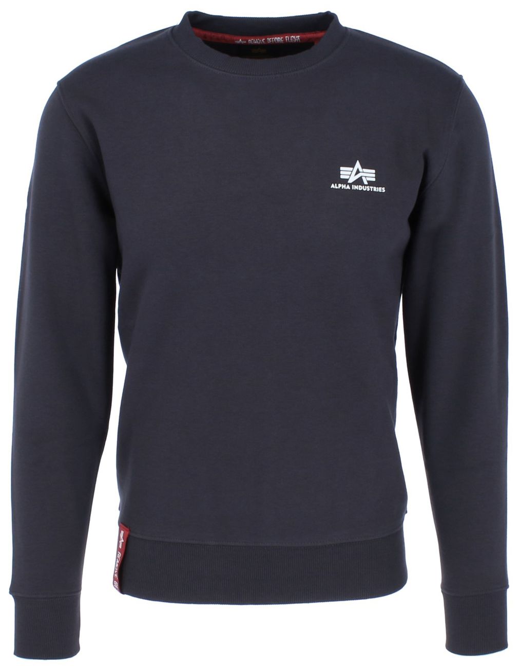 ALPHA INDUSTRIES BASIC SWEATER SMALL LOGO Herren Sweater - Alpha Industries - SAGATOO - 4059146142170