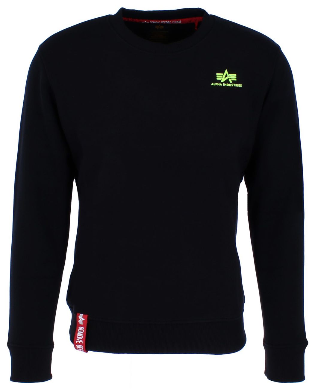 ALPHA INDUSTRIES BASIC SWEATER SMALL LOGO Herren Sweater - Alpha Industries - SAGATOO - 4059146142170