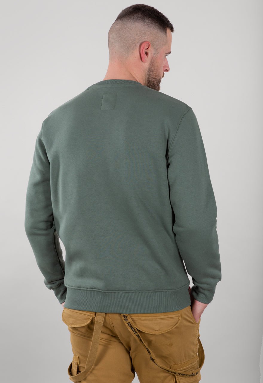 ALPHA INDUSTRIES BASIC SWEATER SMALL LOGO Herren Sweater - Alpha Industries - SAGATOO - 4059146212927