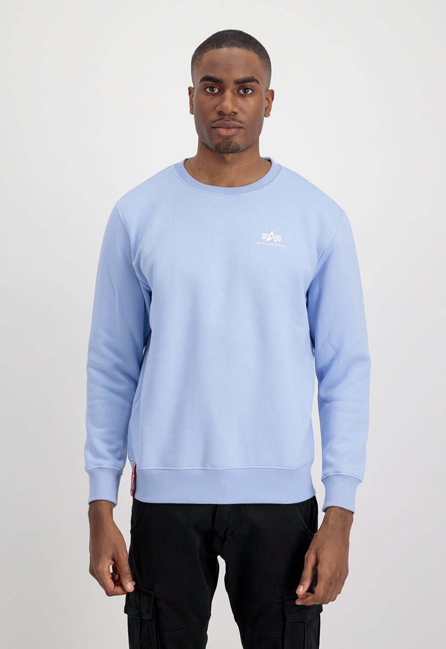 ALPHA INDUSTRIES BASIC SWEATER SMALL LOGO Herren Sweater - Alpha Industries - SAGATOO - 4059146436194