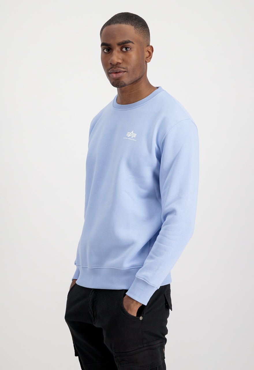 ALPHA INDUSTRIES BASIC SWEATER SMALL LOGO Herren Sweater - Alpha Industries - SAGATOO - 4059146436194