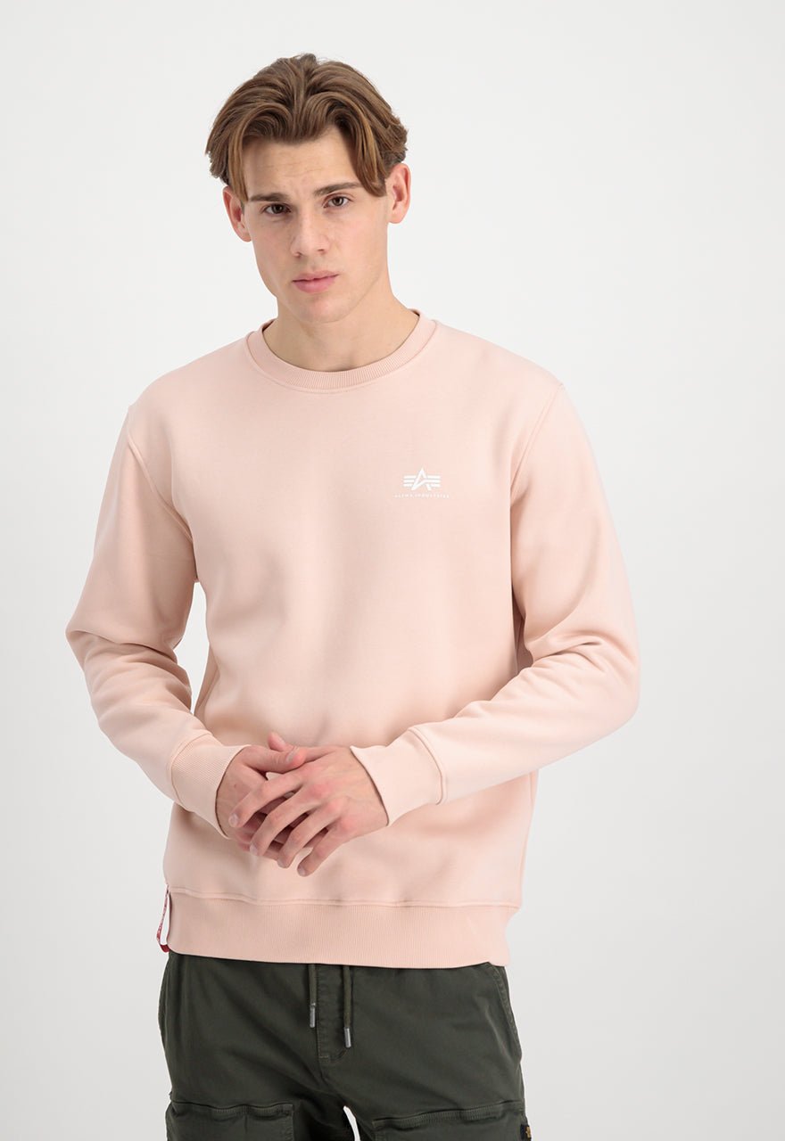 ALPHA INDUSTRIES BASIC SWEATER SMALL LOGO Herren Sweater - Alpha Industries - SAGATOO - 4059146513437