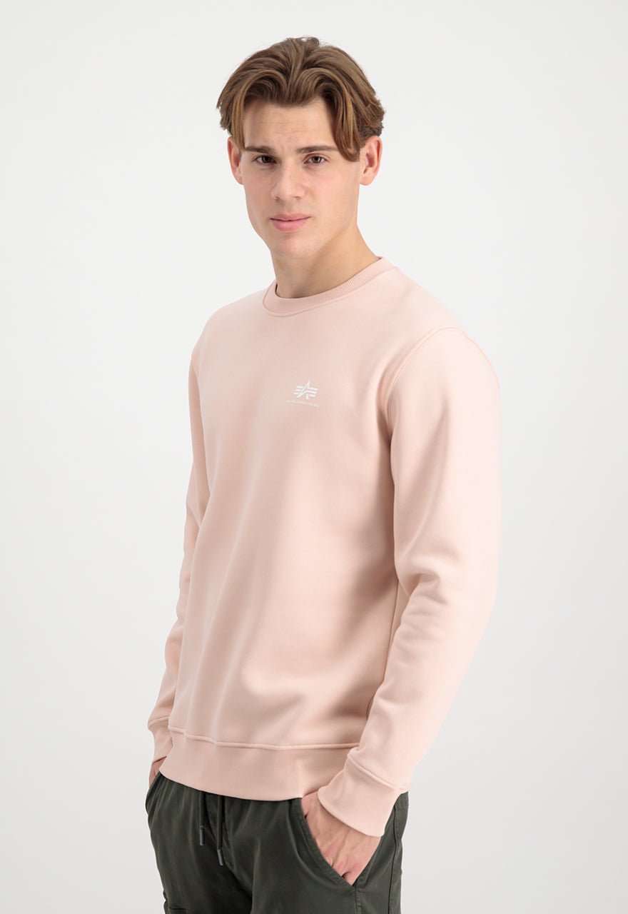 ALPHA INDUSTRIES BASIC SWEATER SMALL LOGO Herren Sweater - Alpha Industries - SAGATOO - 4059146513437