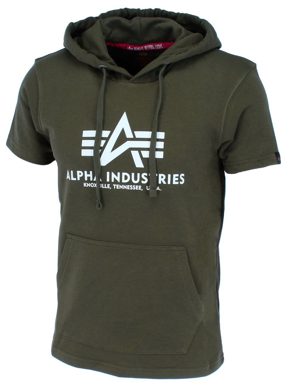 ALPHA INDUSTRIES BASIC T HOODED Herren Kapuzen T-Shirt 126507 - Alpha Industries - SAGATOO - 4059146394036