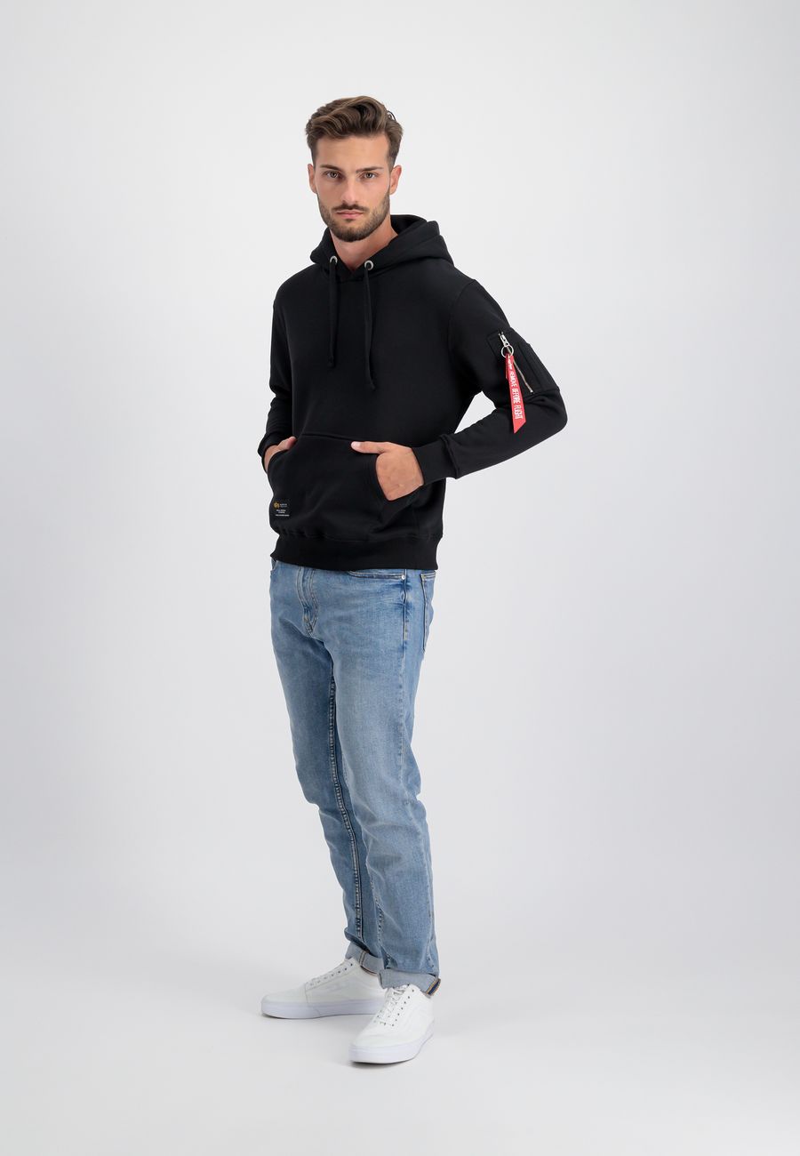 ALPHA INDUSTRIES FIGHTER SQUADRON HOODY Herren Kapuzenpullover - Alpha Industries - SAGATOO - 4059146580330