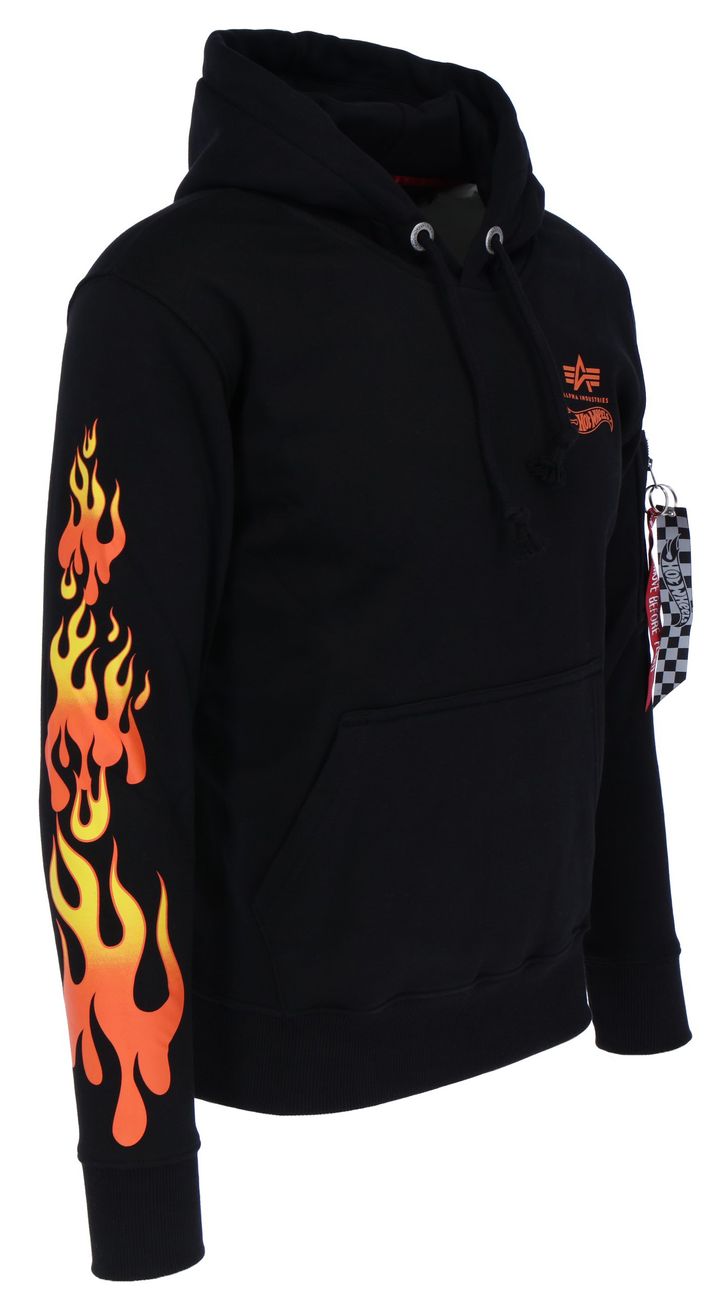 ALPHA INDUSTRIES FLAME HOODY Herren Kapuzenpullover - Alpha Industries - SAGATOO - 4059146441679