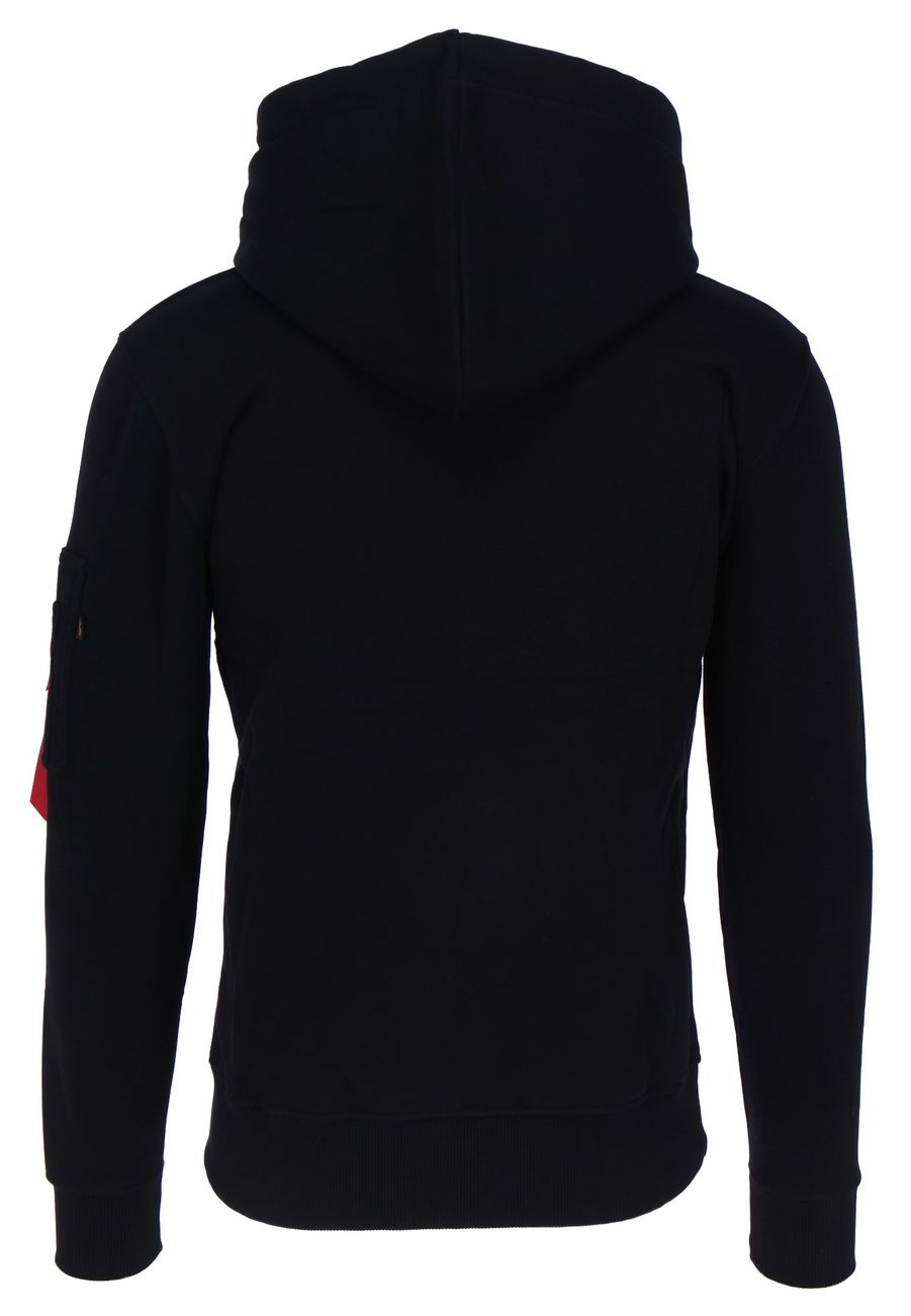 ALPHA INDUSTRIES HALF LOGO FOAM HOODY Herren Kapuzenpullover - Alpha Industries - SAGATOO - 4059146526833