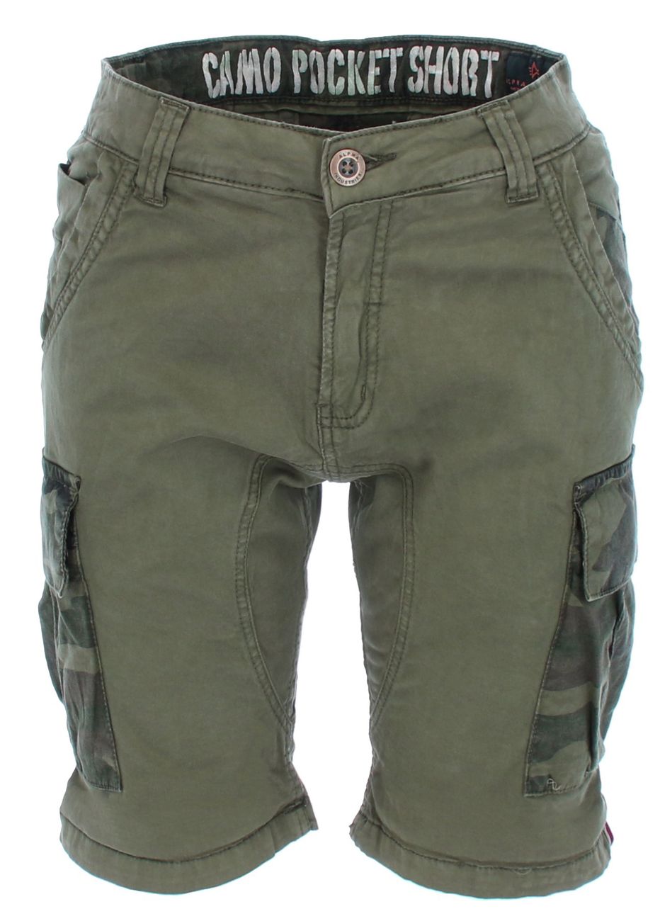 ALPHA INDUSTRIES Herren Camo Pocket Short - Alpha Industries - SAGATOO - 4059146182312