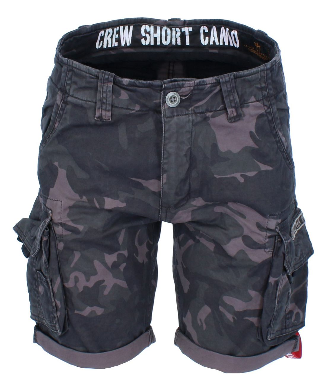 ALPHA INDUSTRIES Herren Crew Short Camo - Alpha Industries - SAGATOO - 4059146181919