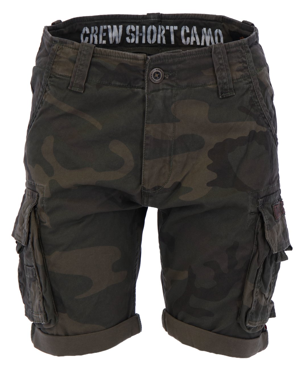 ALPHA INDUSTRIES Herren Crew Short Camo - Alpha Industries - SAGATOO - 4059146181919