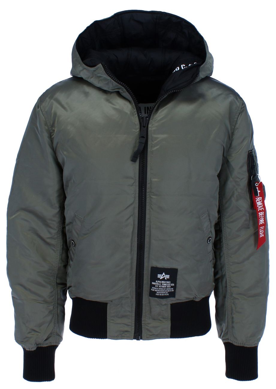 ALPHA INDUSTRIES Hooded Puffer FD Reversible Herren Daunen Wendejacke - Alpha Industries - SAGATOO - 4059146374564